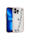 More TR Apple iPhone 13 Pro Max Kılıf Taş Süslemeli Kamera Korumalı El Tutamaçlı Zore Blazer Kapak