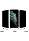More TR Apple iPhone 13 Pro Zore Kolay Uygulama Aparatlı 5D Magic Privacy Glass Hayalet Cam Ekran