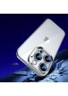 More TR Apple iPhone 14 Kılıf Benks Electroplating TPU Kapak Ekran Koruyucu Hediyeli