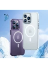 More TR Apple iPhone 14 Kılıf Wireless Şarj Destekli Benks Magnetik Haze Kapak