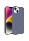 More TR Apple iPhone 14 Plus Kılıf Magsafe Wireless Şarj Özellikli Pastel Renk Silikon Zore Plas Kapak
