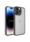 More TR Apple iPhone 14 Pro Max Kılıf Kamera Korumalı Transparan Zore Post Kapak
