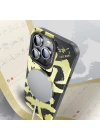 More TR Apple iPhone 14 Pro Max Kılıf Magsafe Şarj Özellikli Benks Casebang Calligraphy Joy Kapak