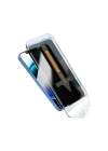 More TR Apple iPhone XR 6.1 Hayalet Ekran Koruyucu Zore Süper Fast Anti-Dust Privacy Toz Önleyici Temperli Ekran Filmi