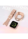 More TR Apple Watch 7 45mm Zore KRD-64 Metal Kordon