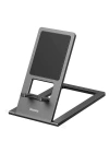 More TR Baseus Katlanabilir Metal Masaüstü Telefon Tutucu ve Tablet Standı