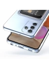 More TR Galaxy A34 Kılıf Kartlıklı Şeffaf Zore Setra Clear Silikon Kapak