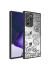 More TR Galaxy Note 20 Ultra Kılıf Aynalı Desenli Kamera Korumalı Parlak Zore Mirror Kapak
