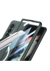 More TR Galaxy Z Fold 3 Kılıf Wireless Şarj Özellikli Zore Kıpta Magsafe Kapak