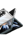 More TR Galaxy Z Fold 4 Kılıf Zore Full Camlı Kıpta Kapak