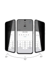 More TR Oppo A73  Zore New 5D Privacy Temperli Ekran Koruyucu