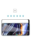 More TR Realme 7 Pro Zore Kenarları Kırılmaya Dayanıklı Cam Ekran Koruyucu