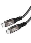 More TR Zore QG01 Type-C to Type-C USB4 PD Data Kablosu 240W 40Gbps 8K@60Hz 0.2 Metre