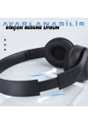 More TR Zore ST95 Güçlü Ses Özelliği Ayarlanabilir ve Katlanabilir Kulak Üstü Bluetooth Kulaklık