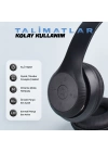 More TR Zore ST95 Güçlü Ses Özelliği Ayarlanabilir ve Katlanabilir Kulak Üstü Bluetooth Kulaklık