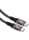 More TR Qgeem QG01 Type-C to Type-C USB4 PD Data Kablosu 240W 40Gbps 8K@60Hz 1 Metre
