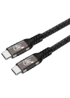 More TR Qgeem QG01 Type-C to Type-C USB4 PD Data Kablosu 240W 40Gbps 8K@60Hz 1.2 Metre