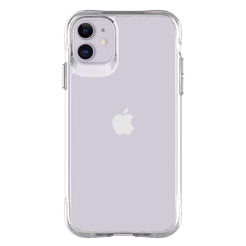 More TR Apple iPhone 11 Kılıf Zore Şeffaf Ultra İnce Airbag Tasarımlı Okka Kapak