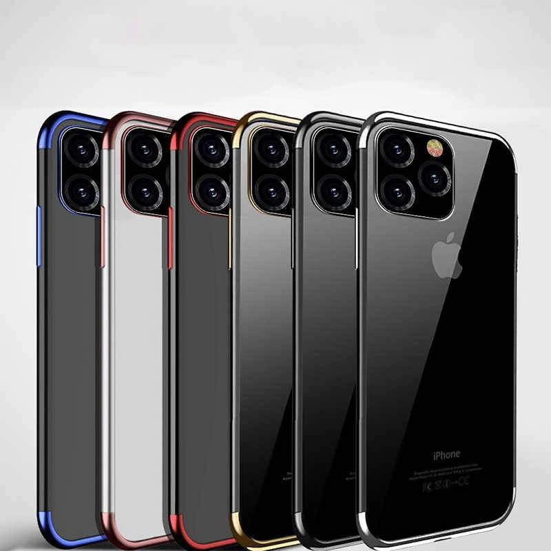 Apple iPhone 11 Pro Kılıf Zore Dört Köşeli Lazer Silikon Kapak