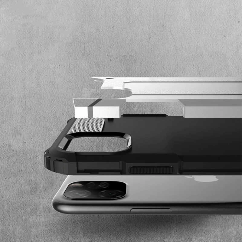 Apple iPhone 11 Pro Max Kılıf Zore Crash Silikon Kapak