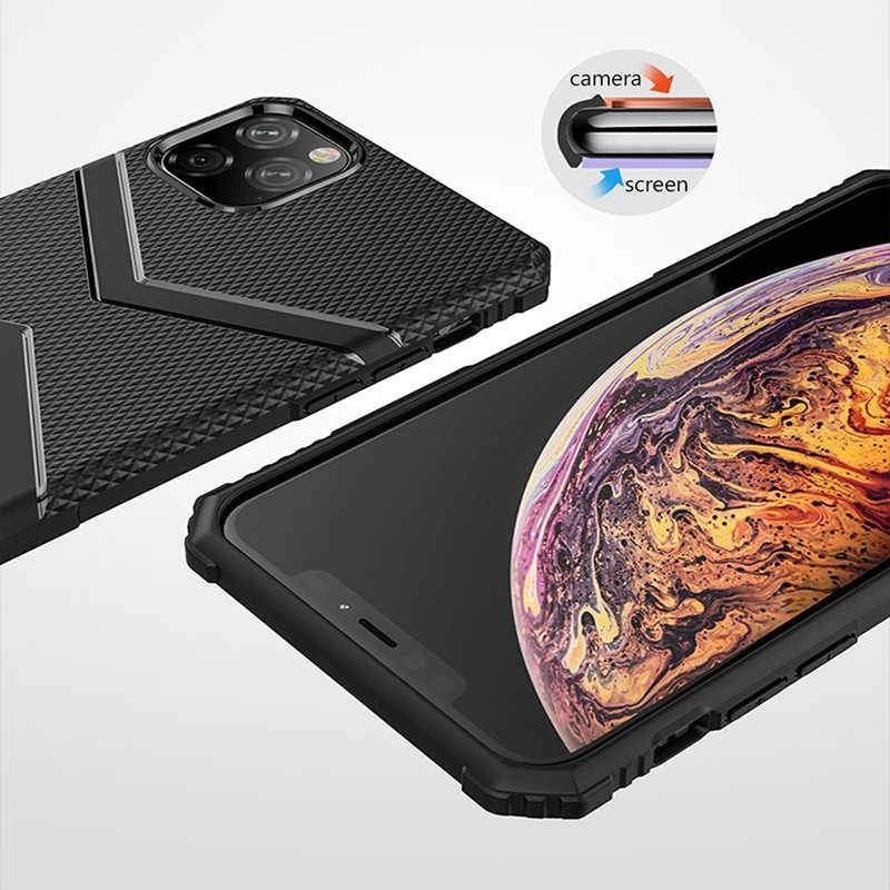 Apple iPhone 11 Pro Max Kılıf Zore Hank Silikon