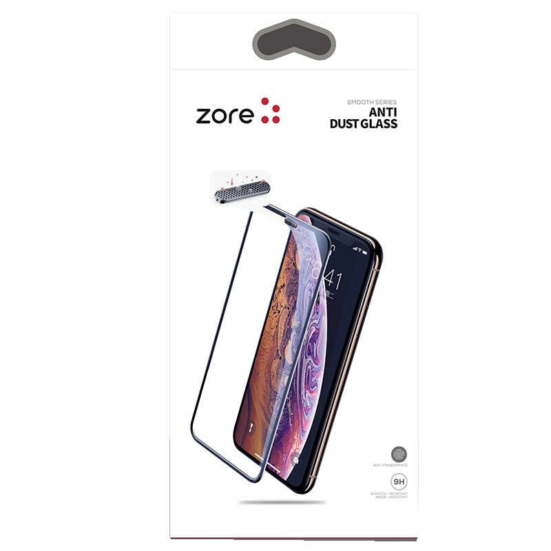 More TR Apple iPhone 15 Plus Ahize Toz Önleyici Zore Anti-Dust Temperli Ekran Koruyucu