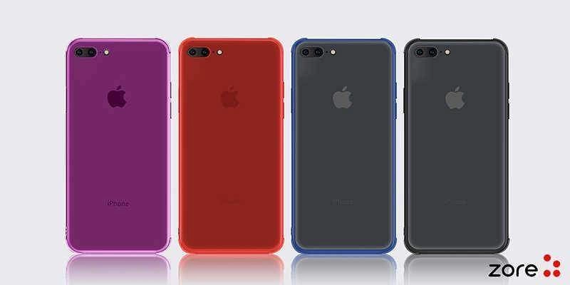 Apple iPhone 7 Plus Kılıf Zore Odyo Silikon