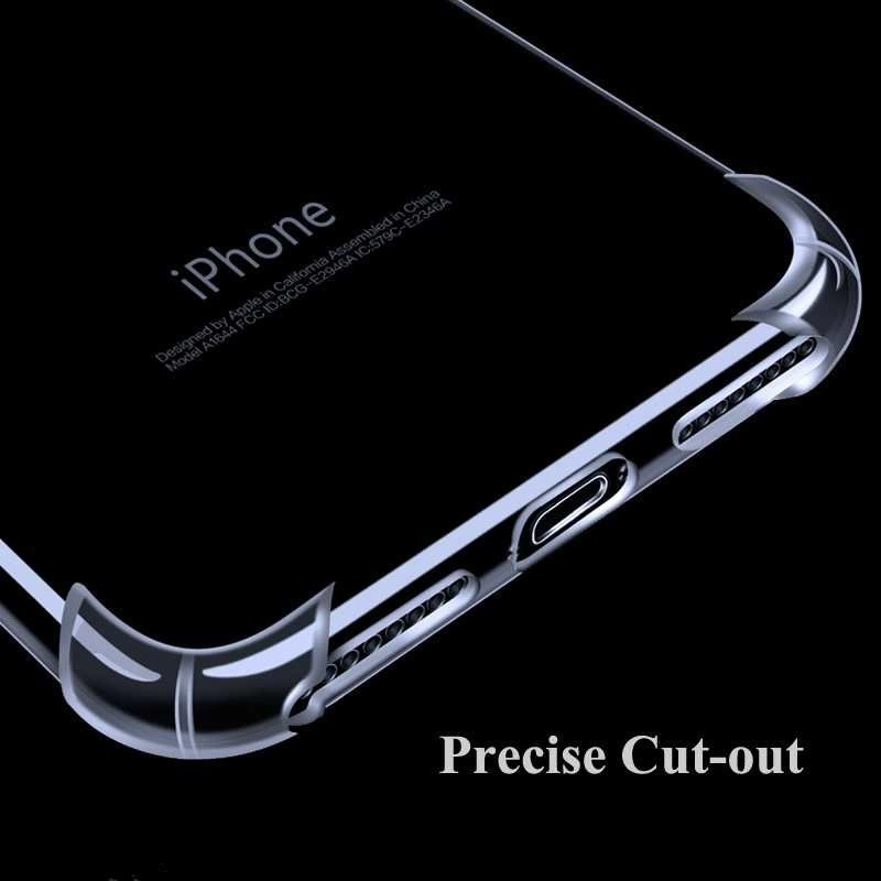Apple iPhone 8 Plus Kılıf Zore Nitro Anti Shock Silikon