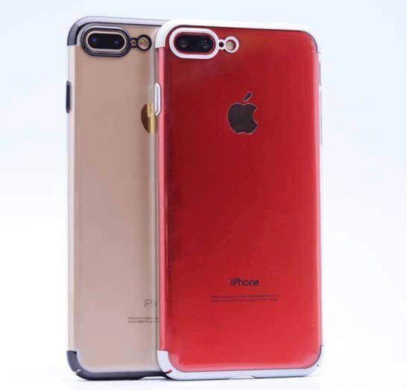 Apple iPhone 8 Plus Kılıf Zore Tareks Şeffaf Kapak