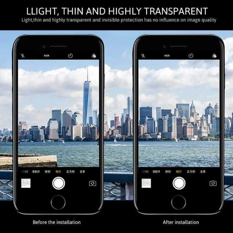 More TR Apple iPhone SE 2020 Zore Kamera Lens Koruyucu Cam Filmi