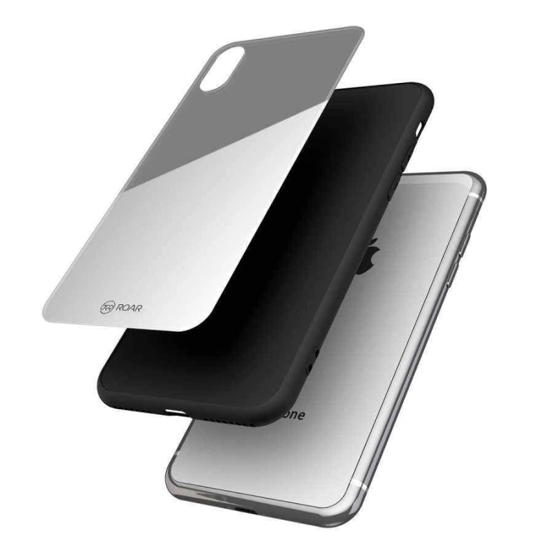 Apple iPhone X Kılıf Roar Mira Glass Kapak