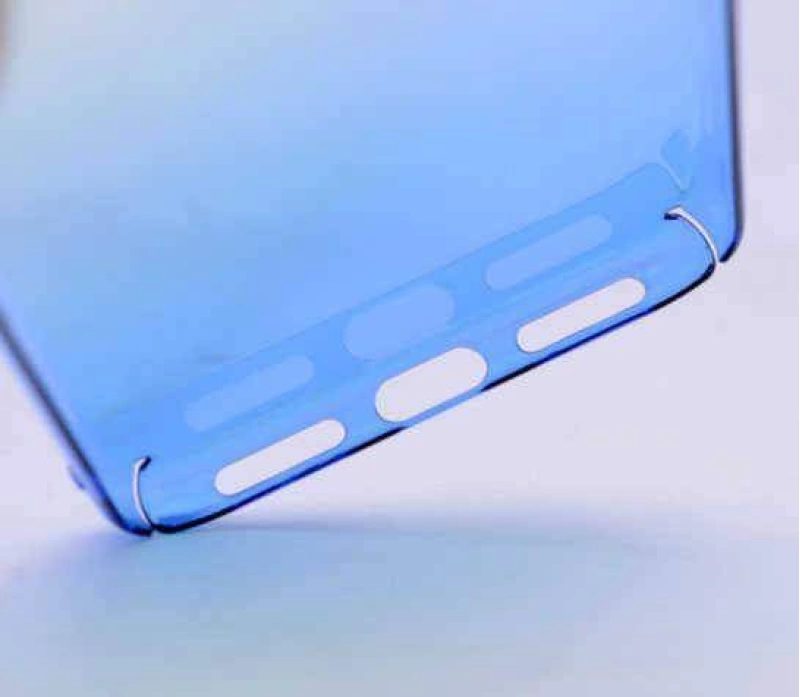 Apple iPhone X Kılıf Zore Renkli Transparan Kapak