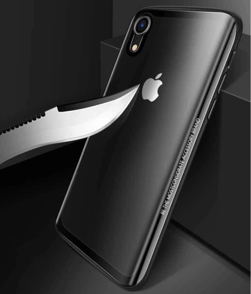 Apple iPhone XR 6.1 Kılıf Zore Eğimli Craft Cam Kapak