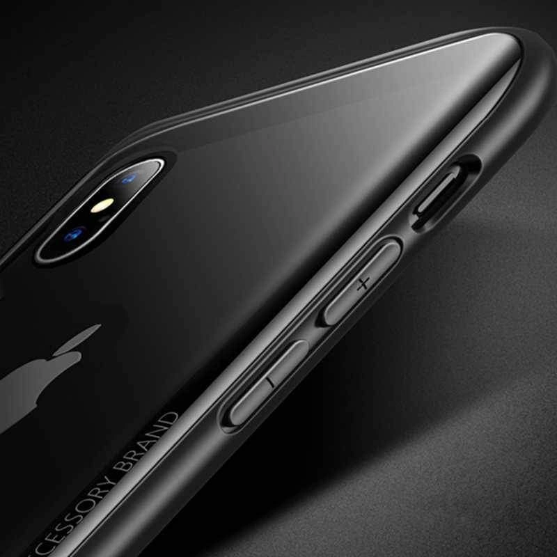 Apple iPhone XS Max 6.5 Kılıf Zore Eğimli Craft Cam Kapak