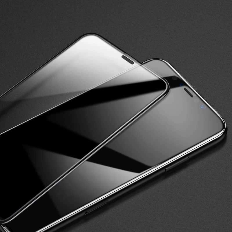 Apple iPhone XS Max 6.5 Zore Kenarları Kırılmaya Dayanıklı Cam Ekran Koruyucu