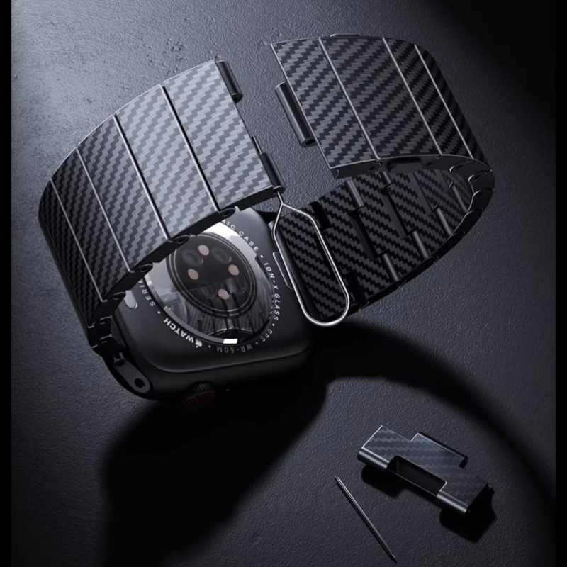 More TR Apple Watch 42mm Zore KRD-90 600D Karbon Fiber Kordon