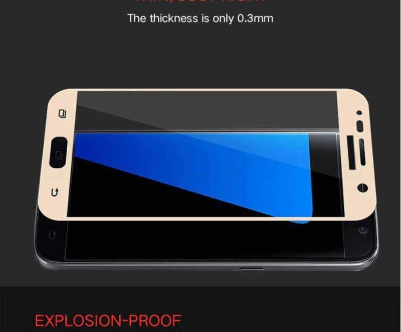 Galaxy A7 2016 Zore Ekranı Tam Kaplayan Düz Cam Koruyucu