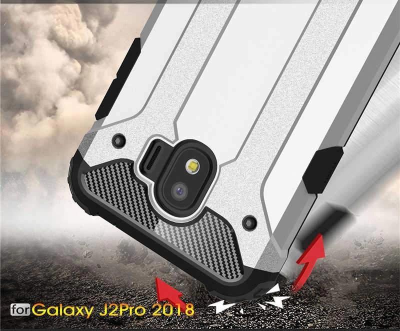 Galaxy J2 Pro 2018 Kılıf Zore Crash Silikon Kapak