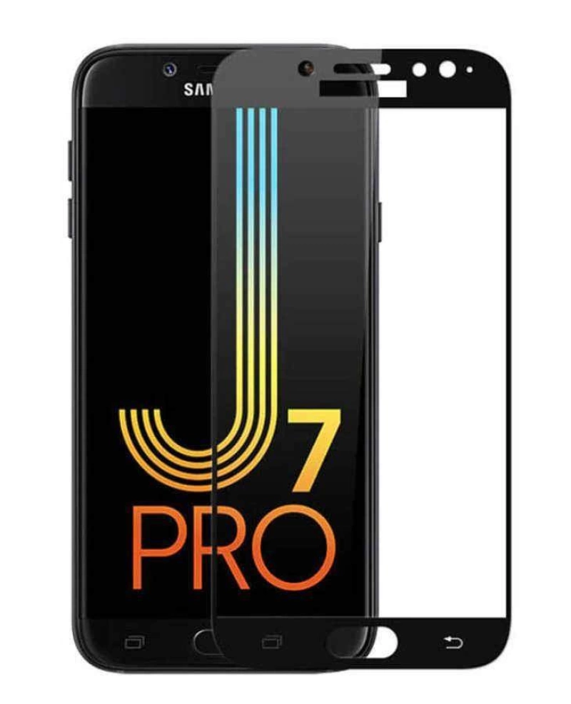 Galaxy J730 Pro Zore Kenarları Kırılmaya Dayanıklı Cam Ekran Koruyucu