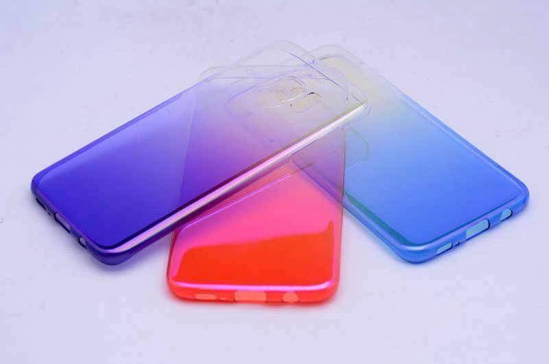 Galaxy Note 5 Kılıf Zore Renkli Transparan