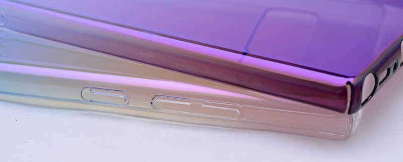 Galaxy Note 8 Kılıf Zore Renkli Transparan Kapak