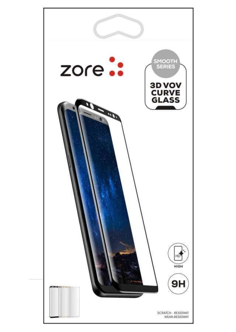 Galaxy S7 Edge Zore 3D Vov Curve Glass Ekran Koruyucu