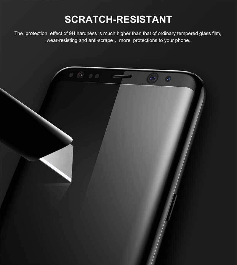 Galaxy S8 Plus Zore Full Yapışkanlı Cam Ekran Koruyucu