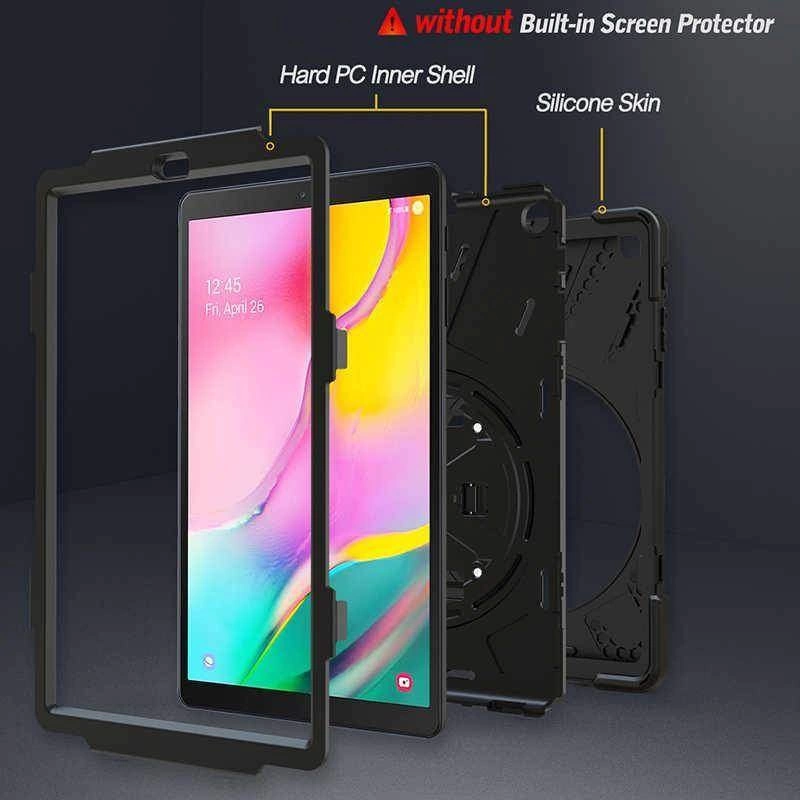 Galaxy Tab A 10.1 (2019) T510 Kılıf Zore Defender Tablet Silikon