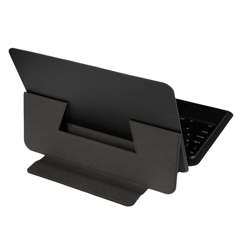 More TR Galaxy Tab S7 FE LTE (T737-T736-T733-T730) Zore Border Keyboard Bluetooh Bağlantılı Standlı Klavyeli Tablet Kılıfı