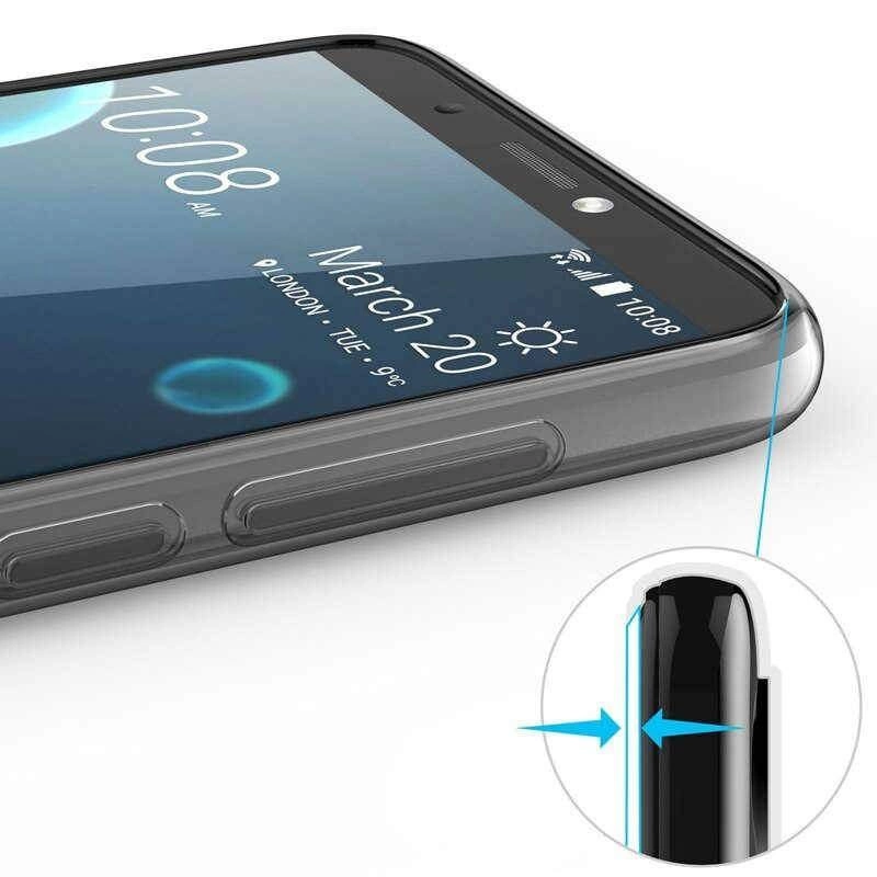 HTC Desire 12 Kılıf Zore Süper Silikon Kapak