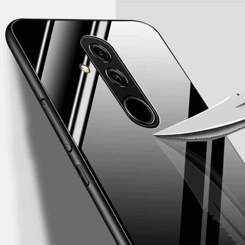 Huawei Mate 20 Lite Kılıf Zore Devrim Mıknatıslı Cam Kapak