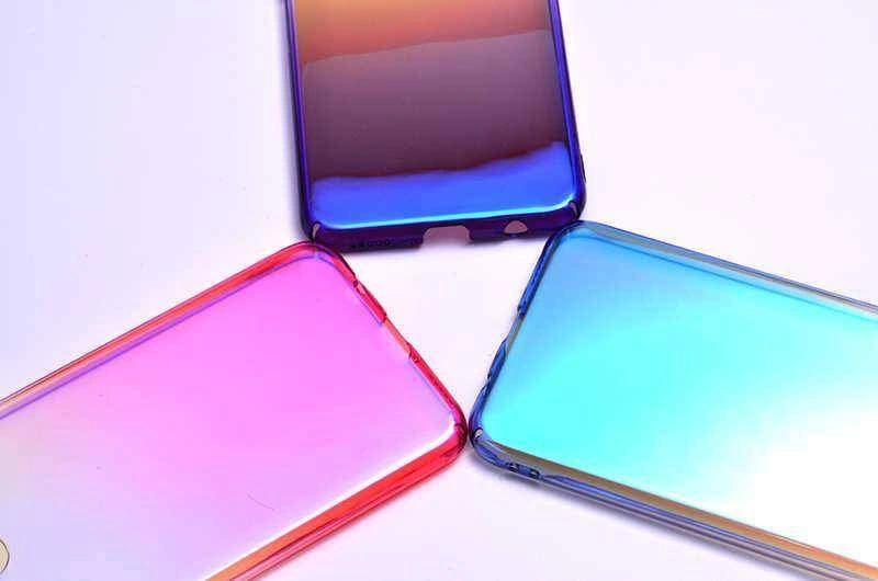 Huawei Mate 20 Lite Kılıf Zore Renkli Transparan Kapak