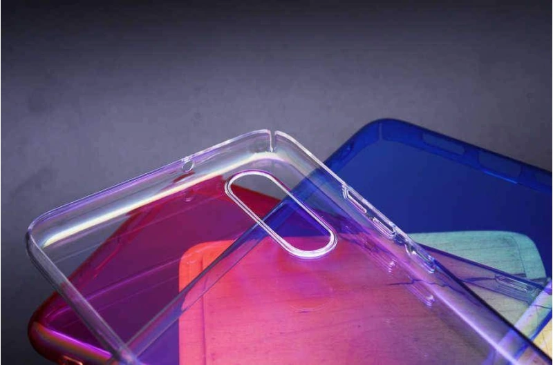 Huawei P20 Kılıf Zore Renkli Transparan Kapak