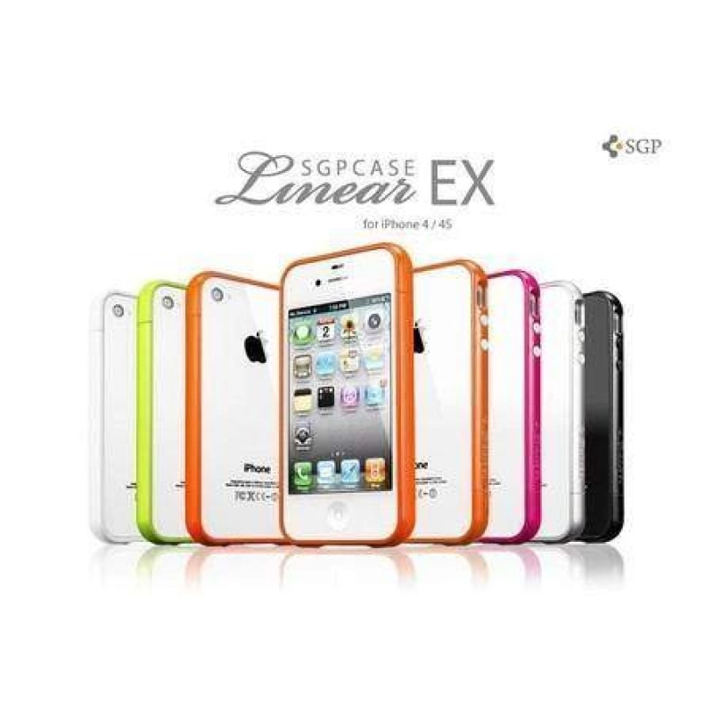 iPhone 4/4s için Çerçeve Kılıf (SPiGEN Linear Ex Color)